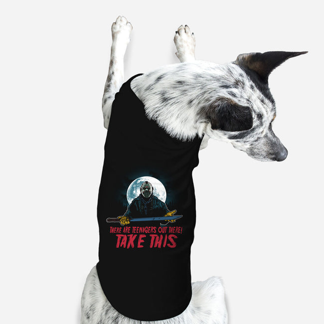 Teenagers Are Out There-Dog-Basic-Pet Tank-AndreusD