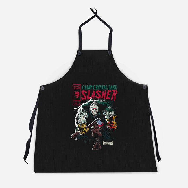 Slasher Cover-Unisex-Kitchen-Apron-AndreusD