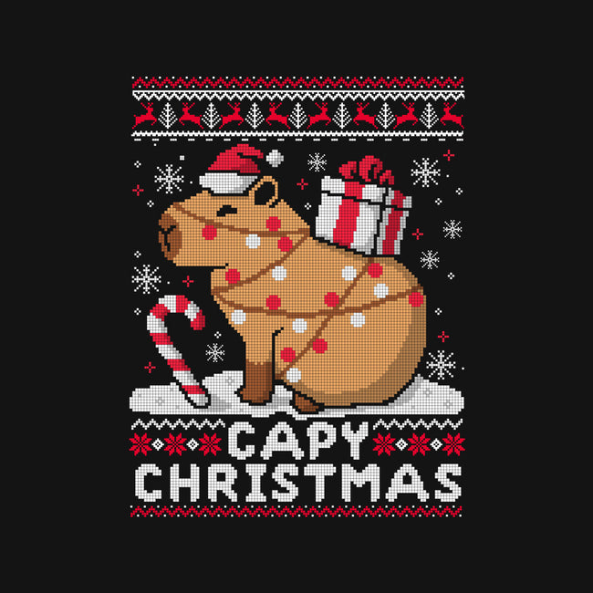 Capy Christmas-Youth-Pullover-Sweatshirt-NemiMakeit