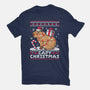 Capy Christmas-Womens-Basic-Tee-NemiMakeit