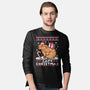 Capy Christmas-Mens-Long Sleeved-Tee-NemiMakeit