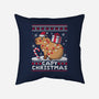 Capy Christmas-None-Non-Removable Cover w Insert-Throw Pillow-NemiMakeit