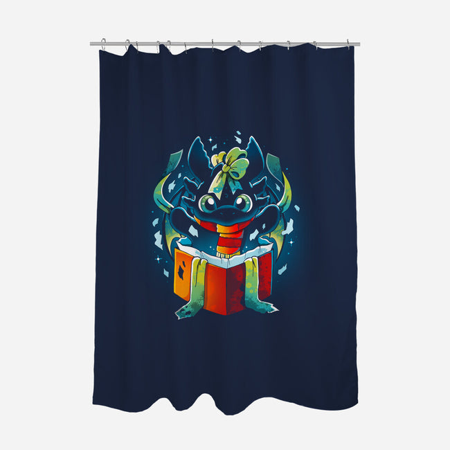 A Dragon Gift-None-Polyester-Shower Curtain-Vallina84