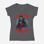 I Love The Nightlife-Womens-V-Neck-Tee-Boggs Nicolas