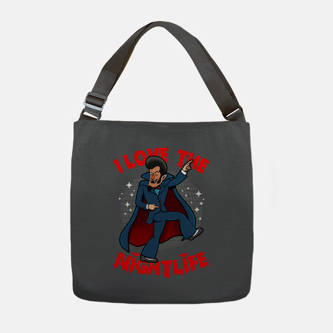 I Love The Nightlife-None-Adjustable Tote-Bag-Boggs Nicolas