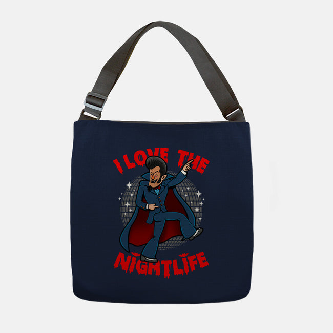 I Love The Nightlife-None-Adjustable Tote-Bag-Boggs Nicolas