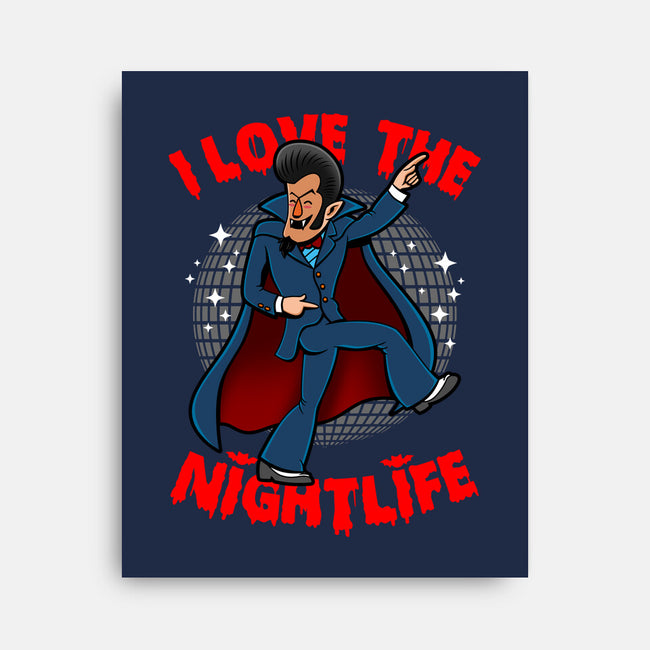 I Love The Nightlife-None-Stretched-Canvas-Boggs Nicolas