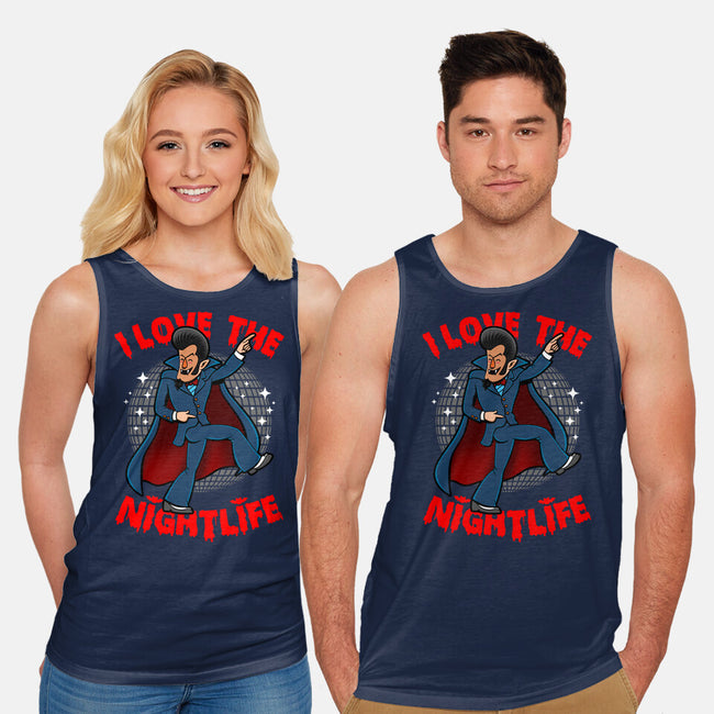 I Love The Nightlife-Unisex-Basic-Tank-Boggs Nicolas