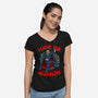 I Love The Nightlife-Womens-V-Neck-Tee-Boggs Nicolas