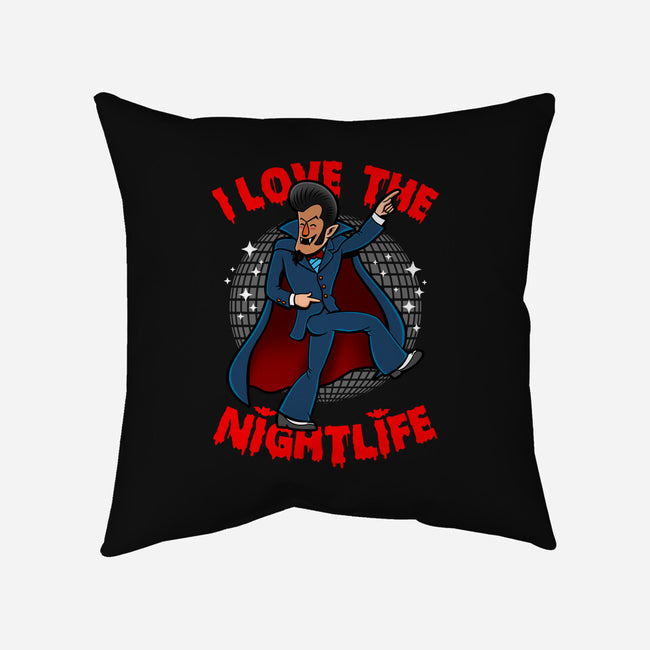 I Love The Nightlife-None-Non-Removable Cover w Insert-Throw Pillow-Boggs Nicolas