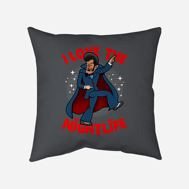 I Love The Nightlife-None-Non-Removable Cover w Insert-Throw Pillow-Boggs Nicolas