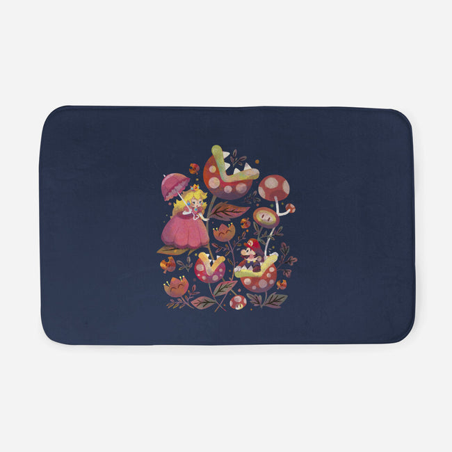 The Princess And The Plumber-None-Memory Foam-Bath Mat-Gemma Roman