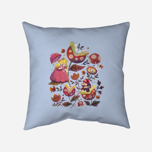 The Princess And The Plumber-None-Removable Cover w Insert-Throw Pillow-Gemma Roman