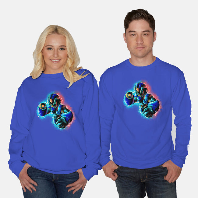 Mega Neon-Unisex-Crew Neck-Sweatshirt-nickzzarto