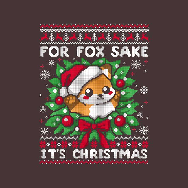 For Fox Sake It's Christmas-None-Drawstring-Bag-NemiMakeit