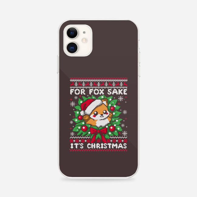 For Fox Sake It's Christmas-iPhone-Snap-Phone Case-NemiMakeit