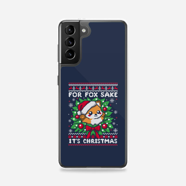 For Fox Sake It's Christmas-Samsung-Snap-Phone Case-NemiMakeit