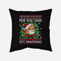 For Fox Sake It's Christmas-None-Non-Removable Cover w Insert-Throw Pillow-NemiMakeit