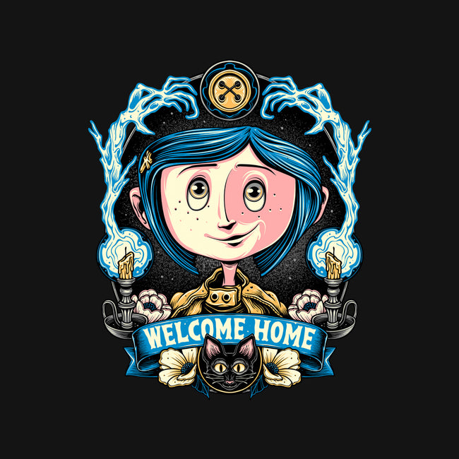 Welcome Home Coraline-Youth-Basic-Tee-momma_gorilla