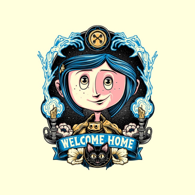 Welcome Home Coraline-None-Removable Cover-Throw Pillow-momma_gorilla