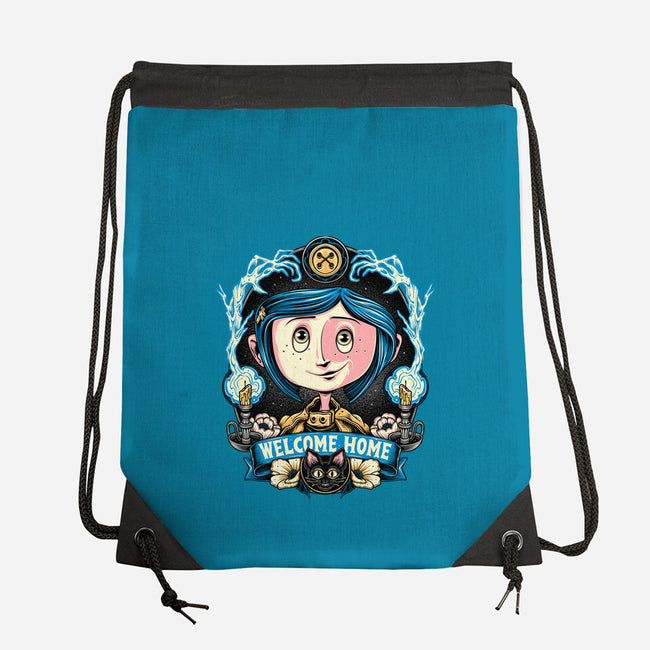 Welcome Home Coraline-None-Drawstring-Bag-momma_gorilla