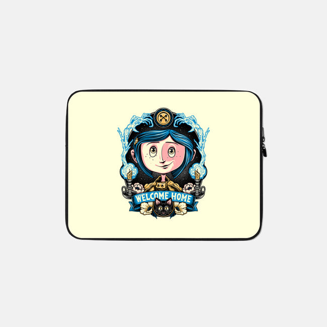 Welcome Home Coraline-None-Zippered-Laptop Sleeve-momma_gorilla