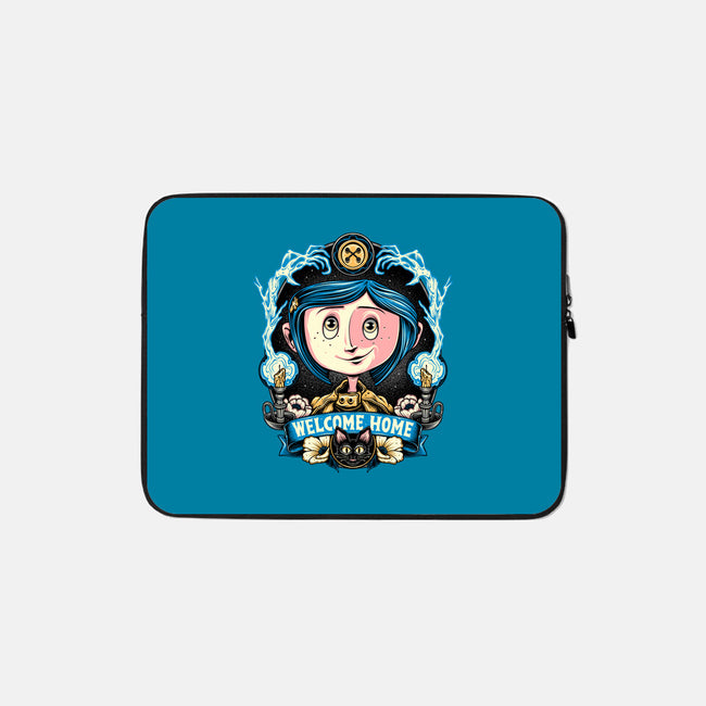 Welcome Home Coraline-None-Zippered-Laptop Sleeve-momma_gorilla