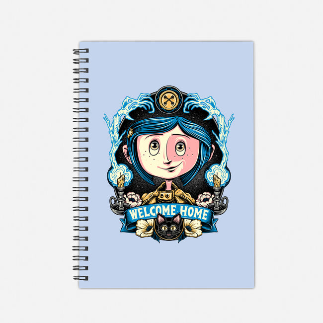 Welcome Home Coraline-None-Dot Grid-Notebook-momma_gorilla