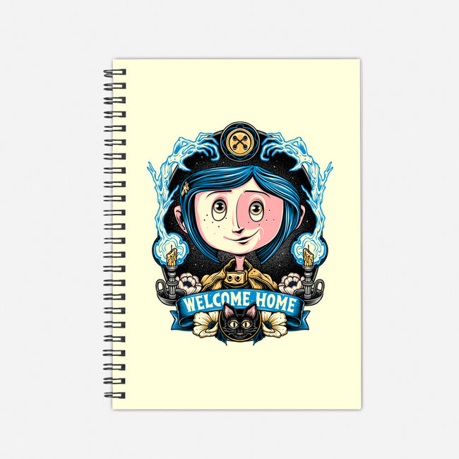 Welcome Home Coraline-None-Dot Grid-Notebook-momma_gorilla