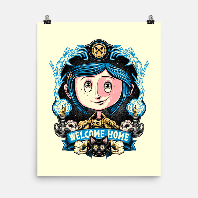 Welcome Home Coraline-None-Matte-Poster-momma_gorilla