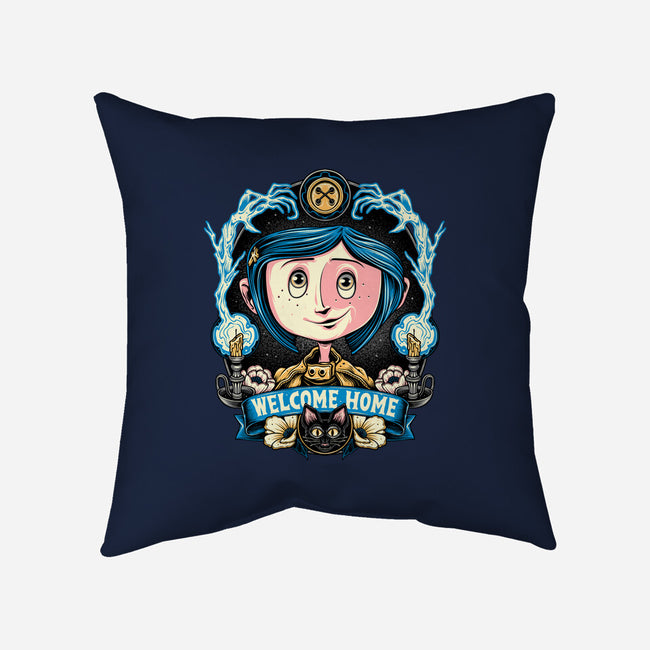 Welcome Home Coraline-None-Non-Removable Cover w Insert-Throw Pillow-momma_gorilla