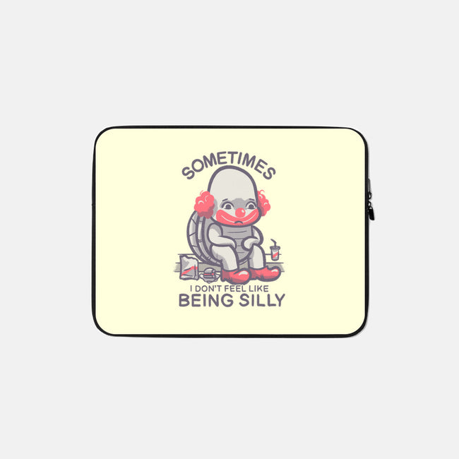 Silly Turtle-None-Zippered-Laptop Sleeve-Aarons Art Room