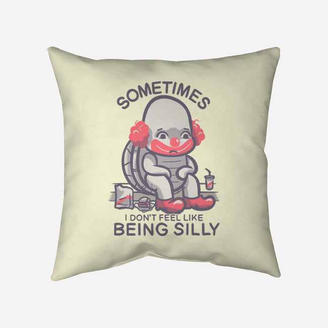 Silly Turtle-None-Non-Removable Cover w Insert-Throw Pillow-Aarons Art Room