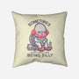 Silly Turtle-None-Removable Cover w Insert-Throw Pillow-Aarons Art Room