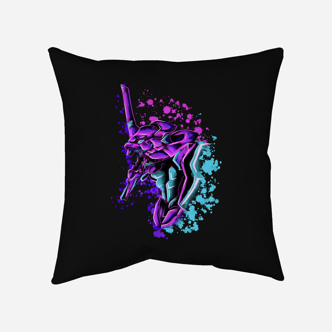 One Mecha-None-Removable Cover w Insert-Throw Pillow-nickzzarto