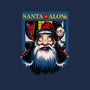 Santa Alone-None-Fleece-Blanket-daobiwan