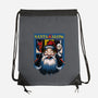 Santa Alone-None-Drawstring-Bag-daobiwan