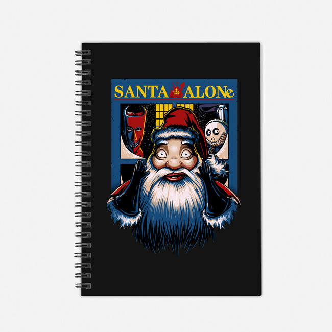 Santa Alone-None-Dot Grid-Notebook-daobiwan