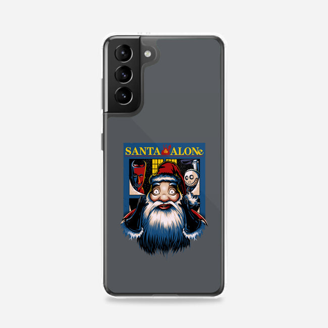 Santa Alone-Samsung-Snap-Phone Case-daobiwan