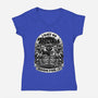 Cat Witch Books-Womens-V-Neck-Tee-Studio Mootant