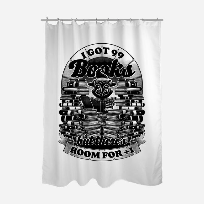 Cat Witch Books-None-Polyester-Shower Curtain-Studio Mootant