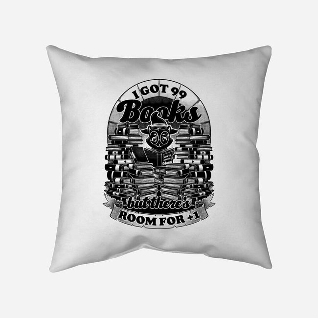 Cat Witch Books-None-Non-Removable Cover w Insert-Throw Pillow-Studio Mootant