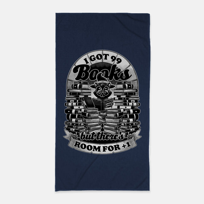 Cat Witch Books-None-Beach-Towel-Studio Mootant