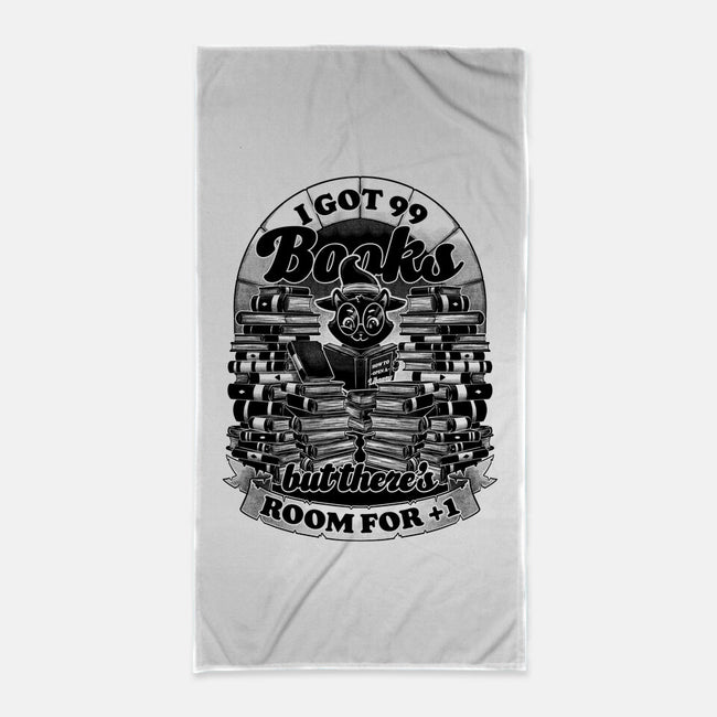 Cat Witch Books-None-Beach-Towel-Studio Mootant