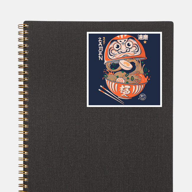 Daruma Noodles-None-Glossy-Sticker-Eoli Studio