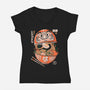 Daruma Noodles-Womens-V-Neck-Tee-Eoli Studio