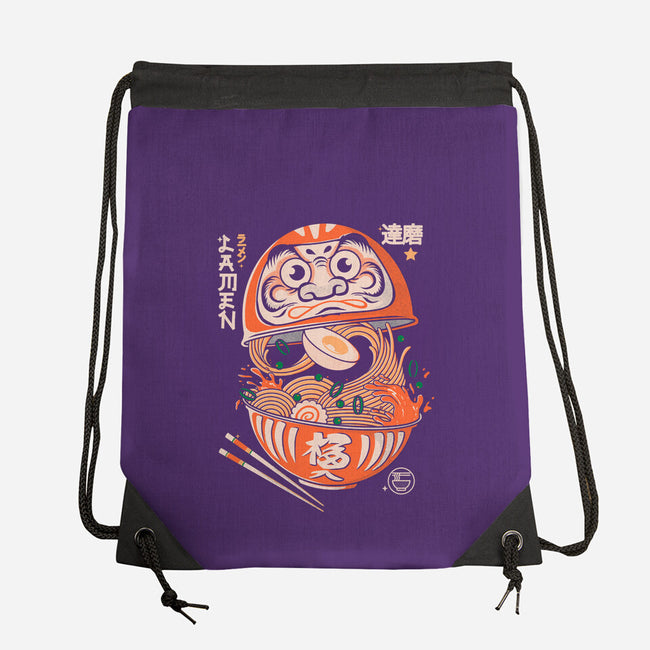 Daruma Noodles-None-Drawstring-Bag-Eoli Studio