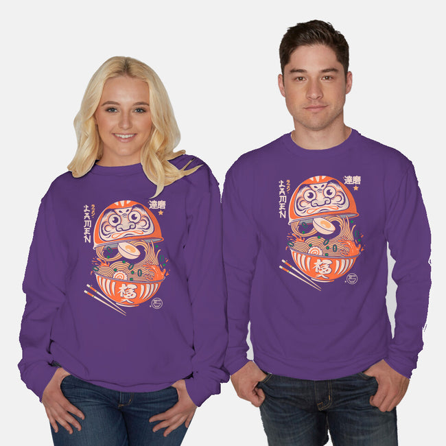 Daruma Noodles-Unisex-Crew Neck-Sweatshirt-Eoli Studio