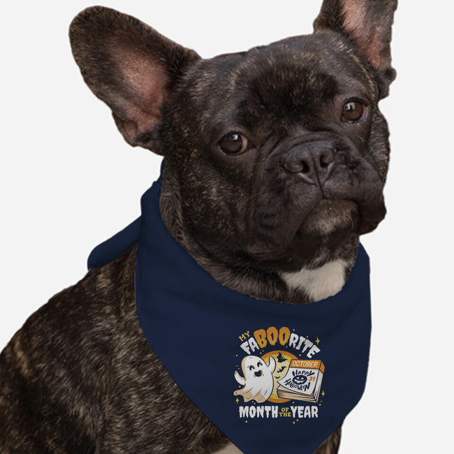 FaBOOrite Month-Dog-Bandana-Pet Collar-Olipop