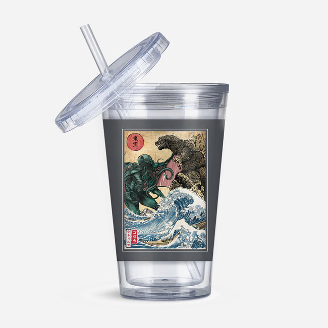 Monster King Vs Great Old One-None-Acrylic Tumbler-Drinkware-DrMonekers